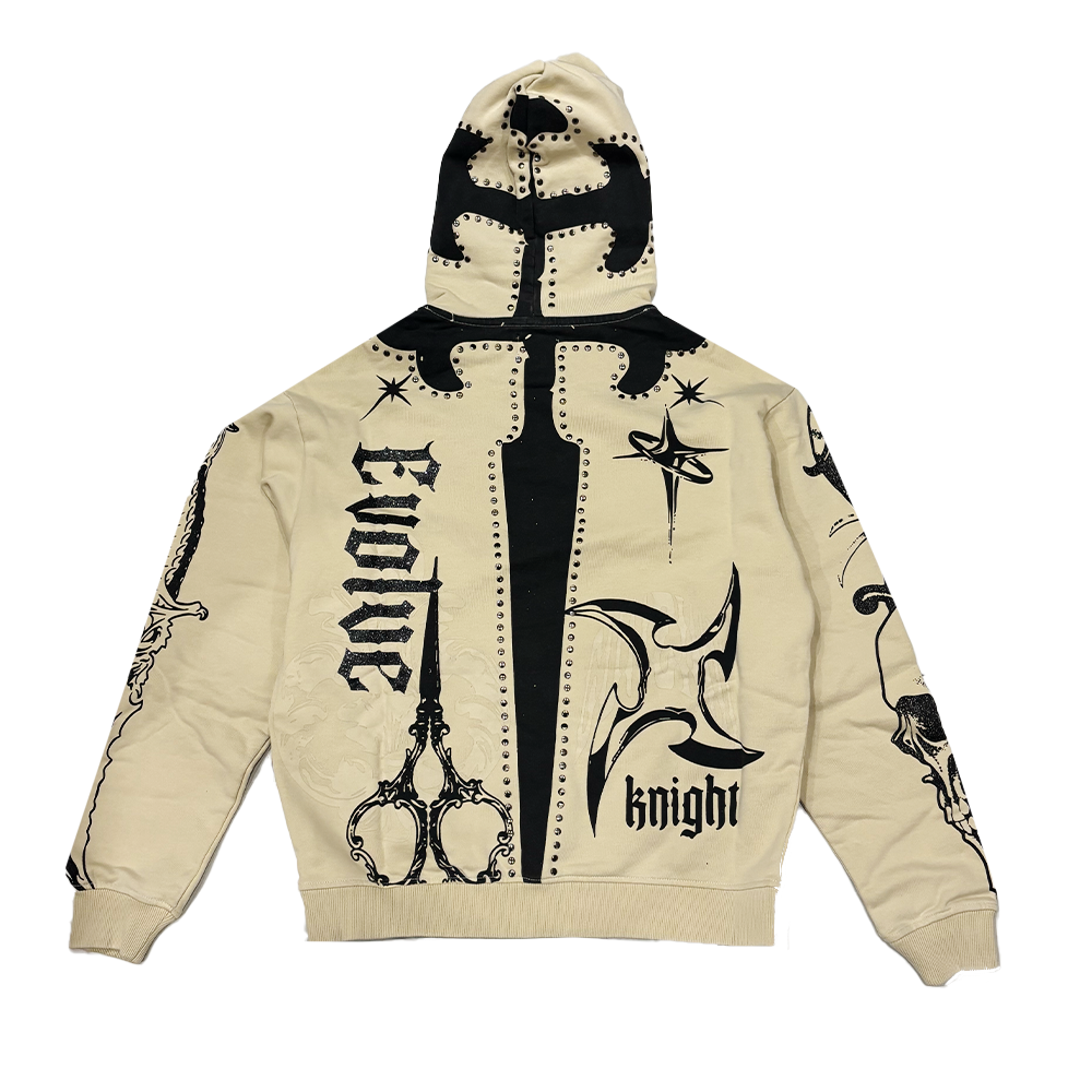 Gunzinii French Terry Hoodie Khaki