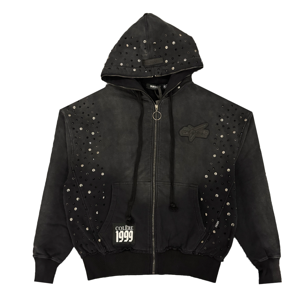 Hudson 637B Stones Studs Hoody