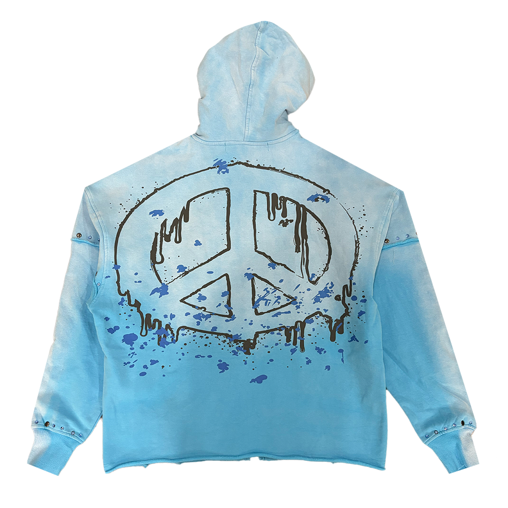 Hudson 635B Peace Zip Hoody