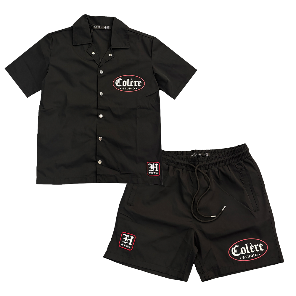 Hudson Short Set Black