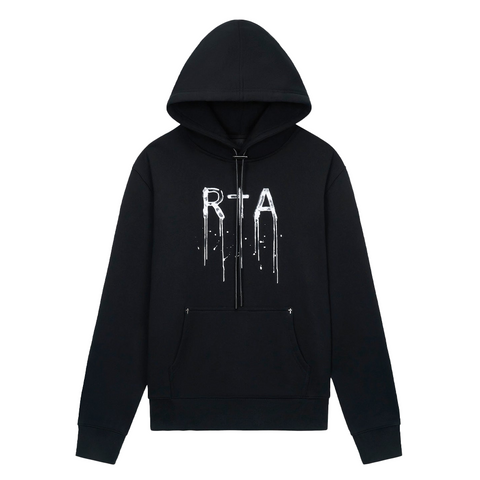 RTA Dion Black Watercolor Hoodie