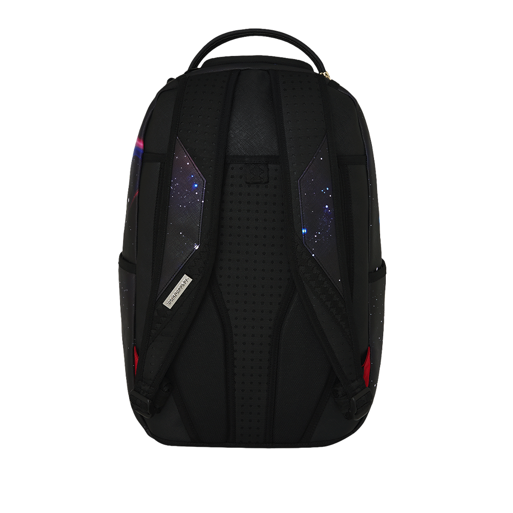 Sprayground Marvel Avengers Silver Surfer Comic Design Collage With Embossed Shark Backpack