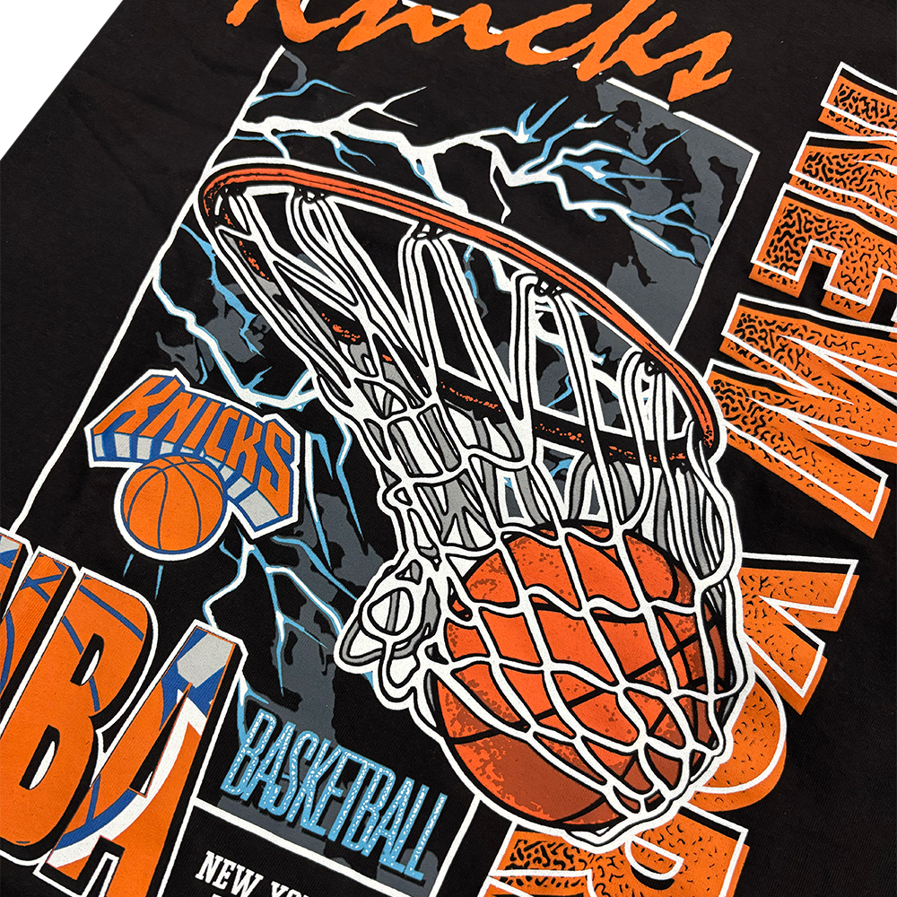 Mitchell & Ness NBA Current Team Lightning Swish TEE New York Knicks