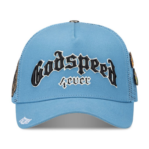 Godspeed GS Forever Trucker Hat Sky Blue