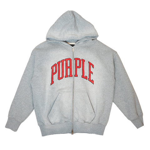 Purple Brand HWT Fleece Full Zip Hoody