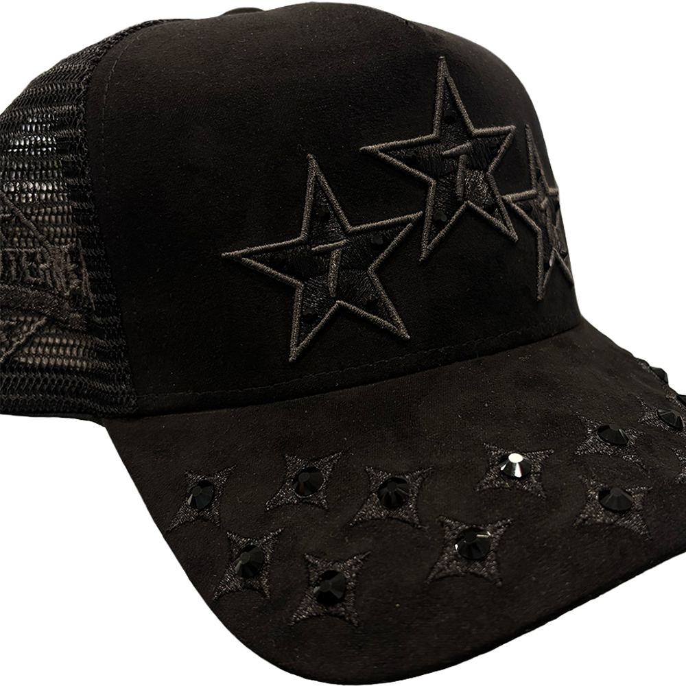 Hudson Diamond 777 Suede Trucker Hat