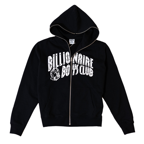 BB ARCH FULL ZIP HOODIE BLACK