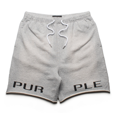 Purple Brand Terry Sweatshorts Wordmark