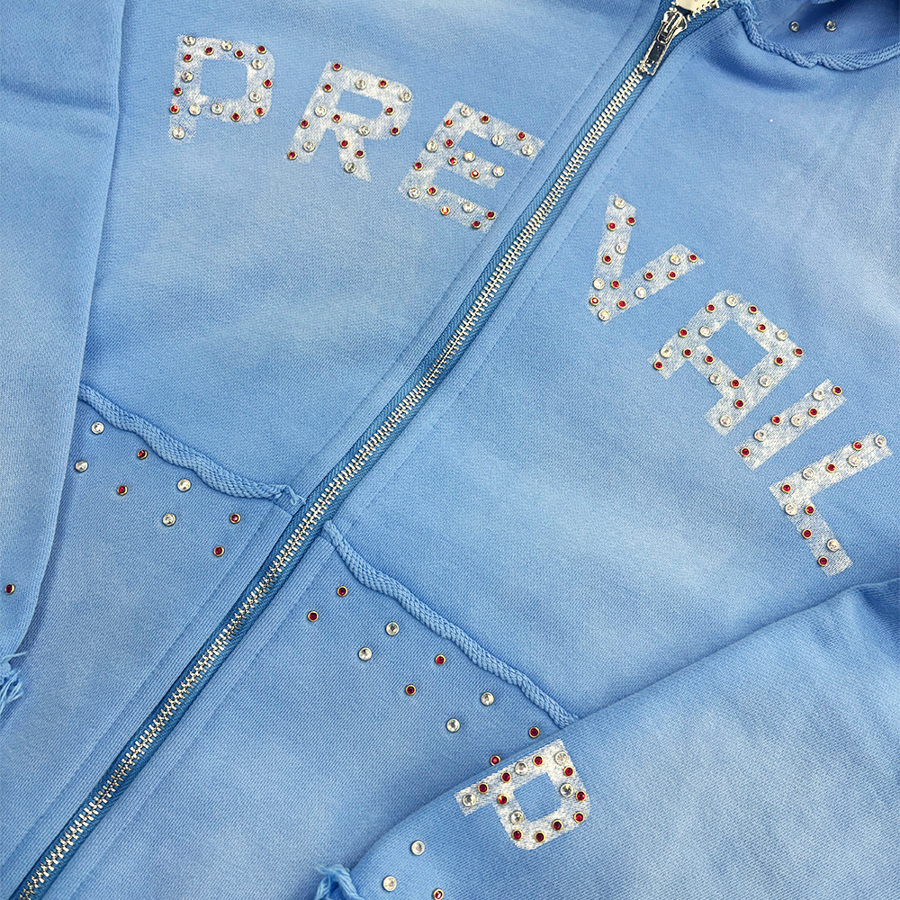 Legends Prevail Rhine stone Blue Sweatsuit