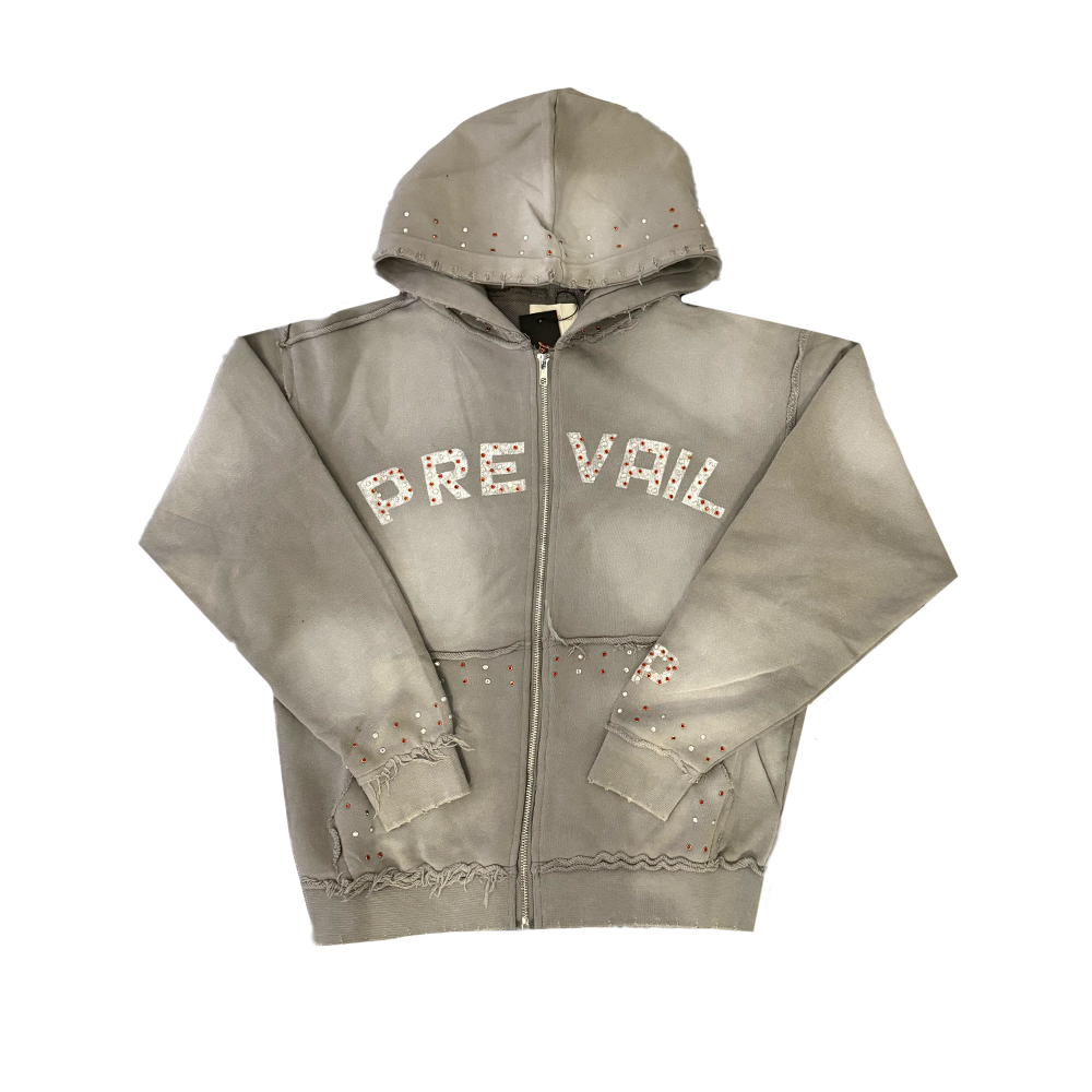 Legends Prevail Rhine stone Grey Sweatsuit