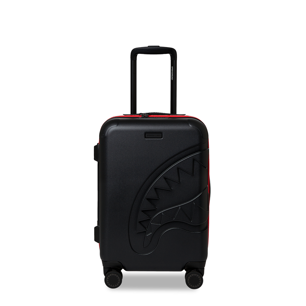 Sprayground Printed Zipper Shark Carry-on Luggage