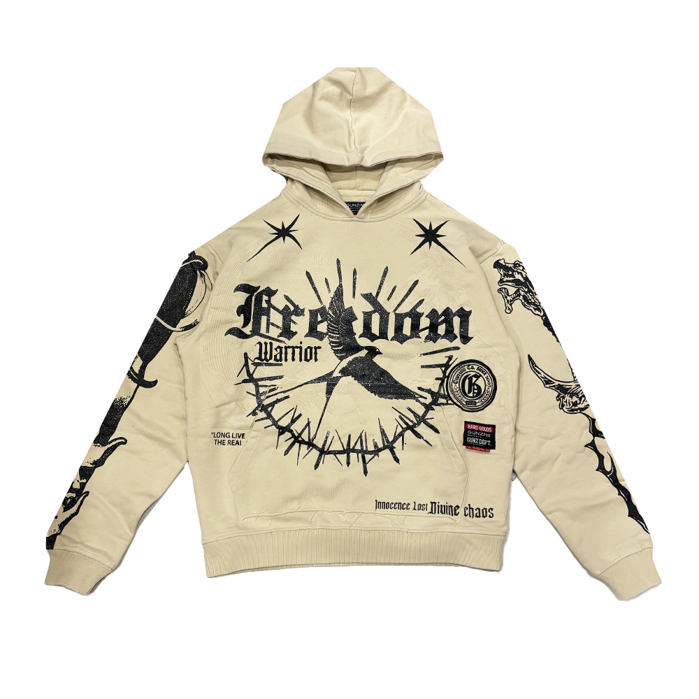 Gunzinii French Terry Hoodie Khaki