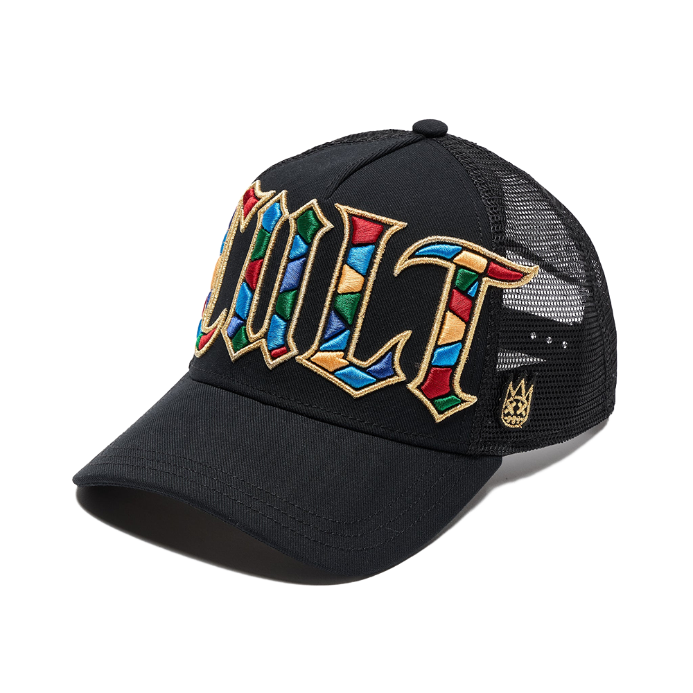Cult's Mesh Back Trucker Stained Glass Trucker Hat