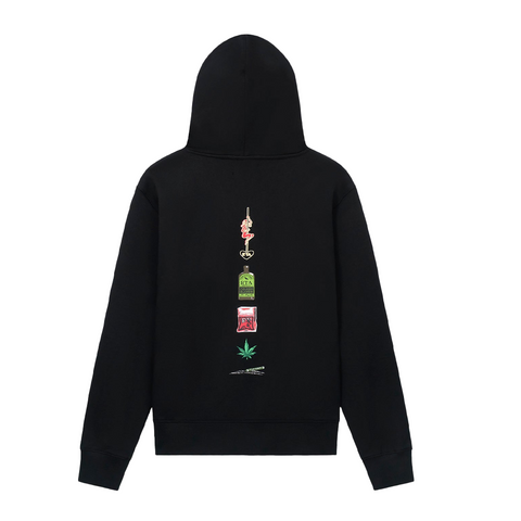 RTA Dion Black Contraband Hoodie