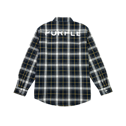 Purple Brand Plaid Flannel Shirt