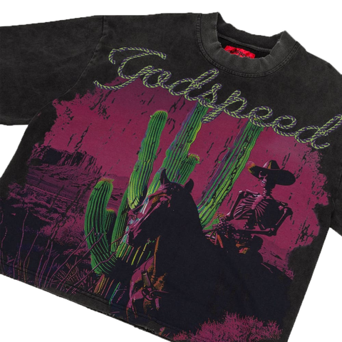 GODSPEED GREY WASH WESTWORLD TEE