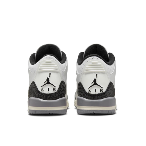 AIR JORDAN 3 RETRO GREY CEMENT GS SOLE