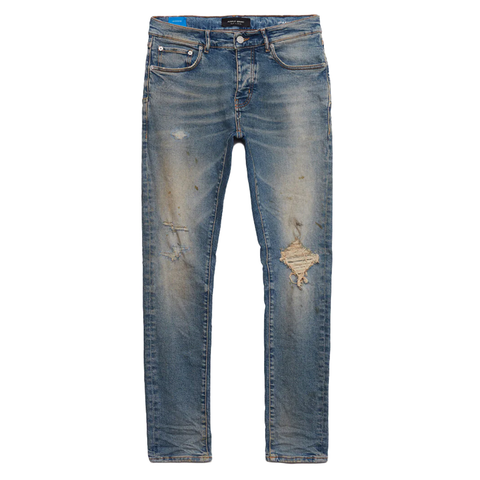 Purple Brand Worn Light Indigo Blowout Jean