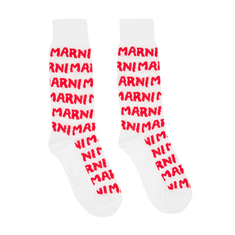 Marni Lily White Socks