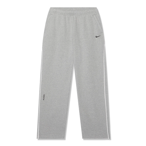 NIKE X NOCTA OPEN HEM SWEATPANTS GREY